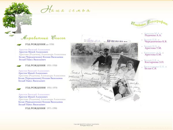 Family Tree Website